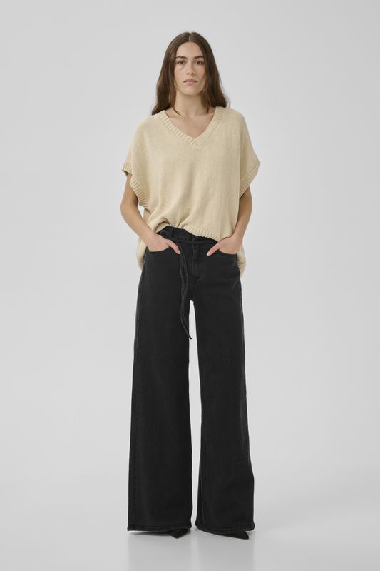 My Essential Wardrobe-Karo Mid X-Wide Dark Grey