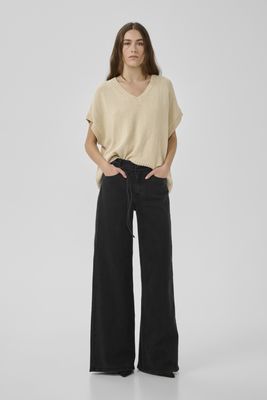 My Essential Wardrobe-Karo Mid X-Wide Dark Grey