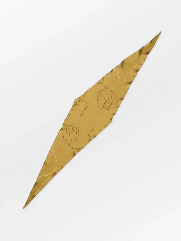 Becksöndergaard - Stitchia Diamond Scarf Khaki Green