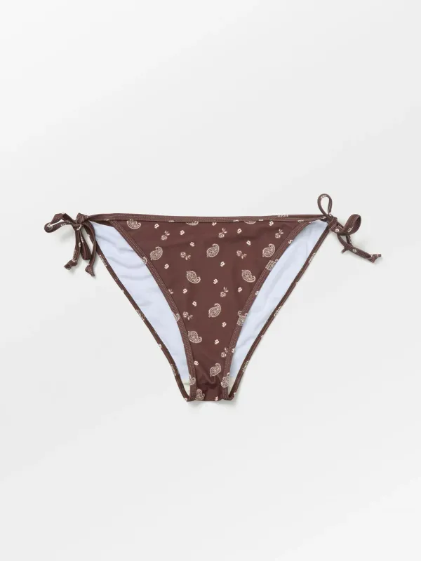 Becksöndergaard - Bloom Paisley Baila Bikini Tanga Chocolate Brown