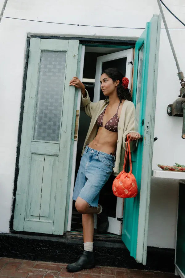 Becksöndergaard - Bloom Paisley Bel Bikini Top Chocolate Brown