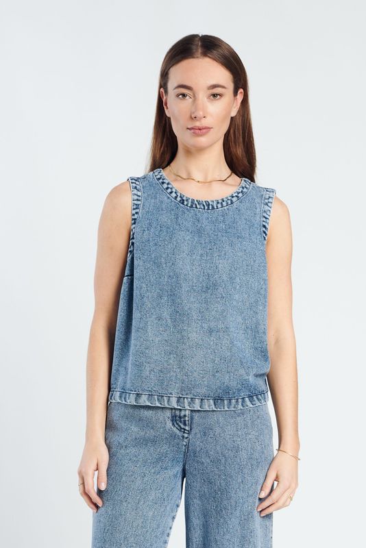 Spooq - Bekah top light blue