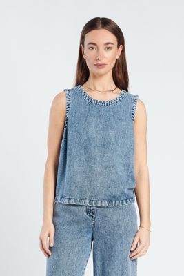 Spooq - Bekah top light blue