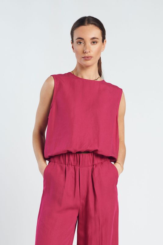 Spooq - Holly top Fuchsia