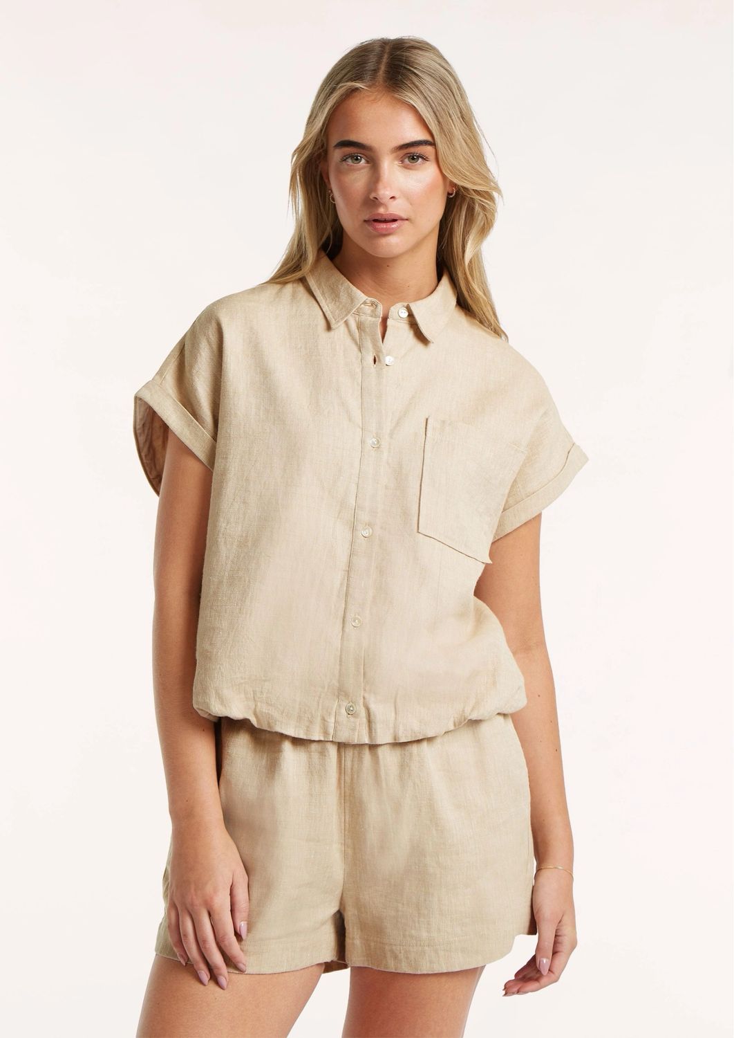 Circle of Trust - Kelly Blouse Safari Tan