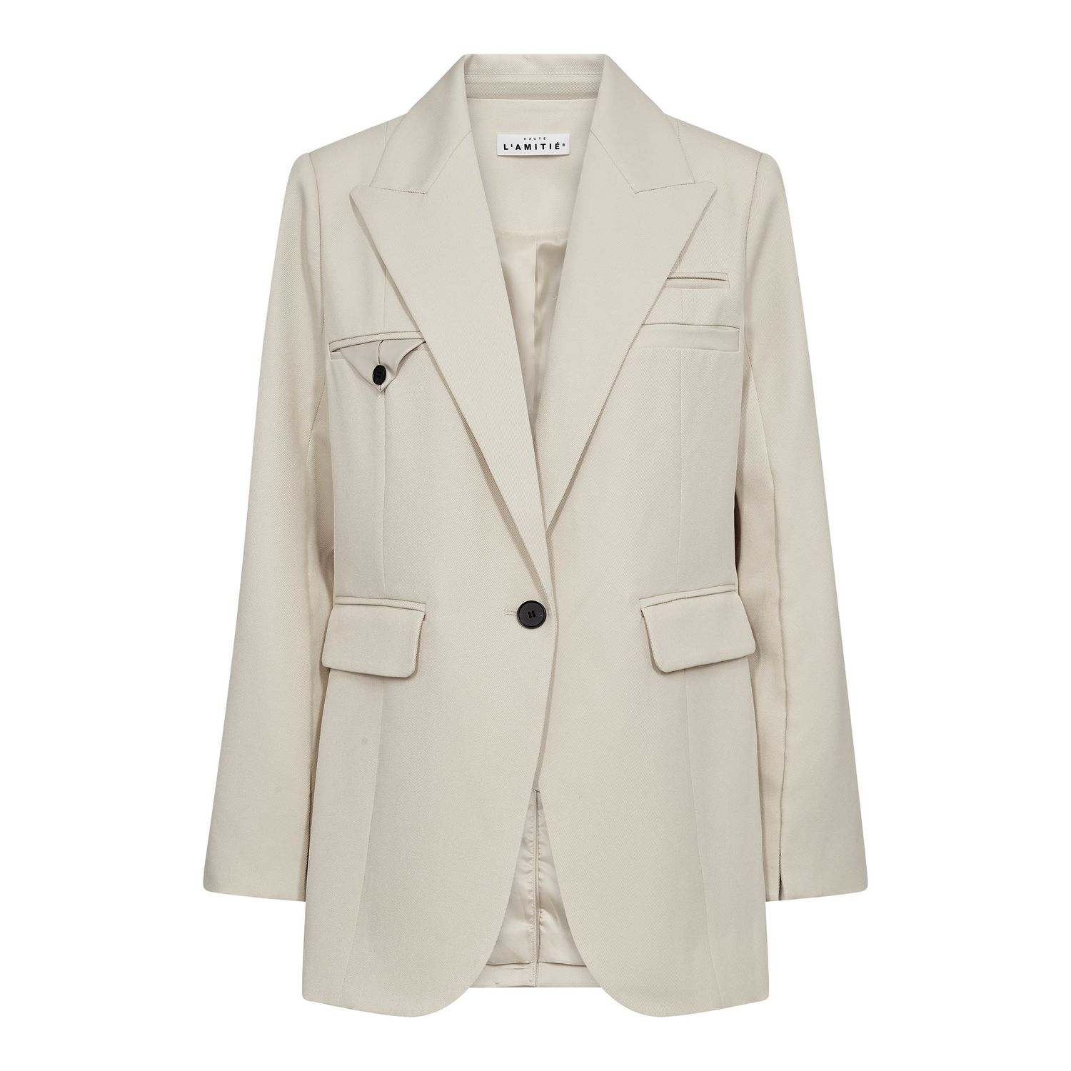 Haute l'amitie - Premiere Hook Blazer Pearl