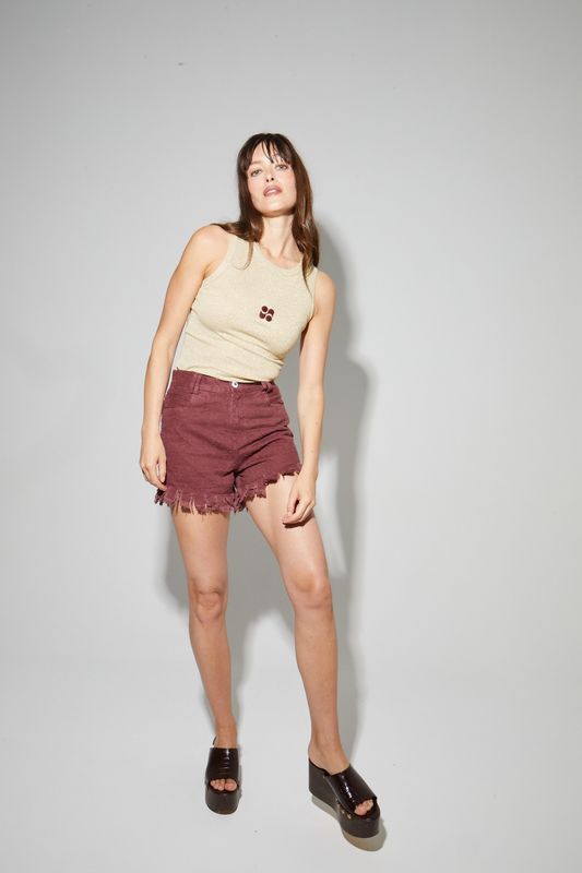 Imprevu - Short Destroyed Brown