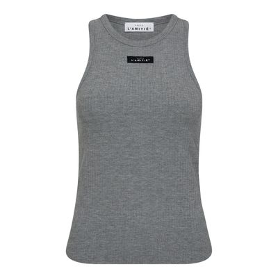 Haute l'Amitié - Rib badge tank grey