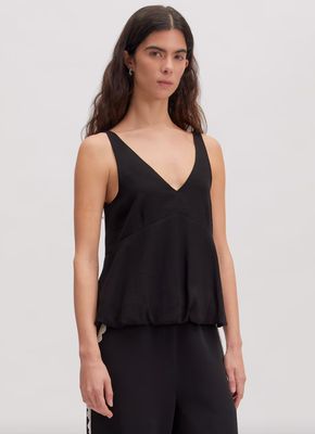 Edited - Zoja peplum top zwart