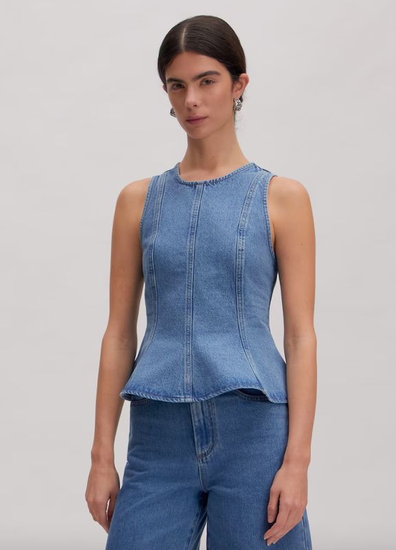 Edited - Brenda top blauw