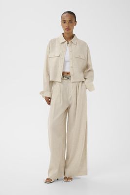 Gestuz - Riava shirt light sand melange