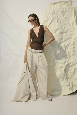 Gestuz - Riava pants light sand melange