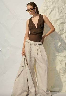 Gestuz - Riava pants light sand melange Gestuz - Riava pants light sand melange