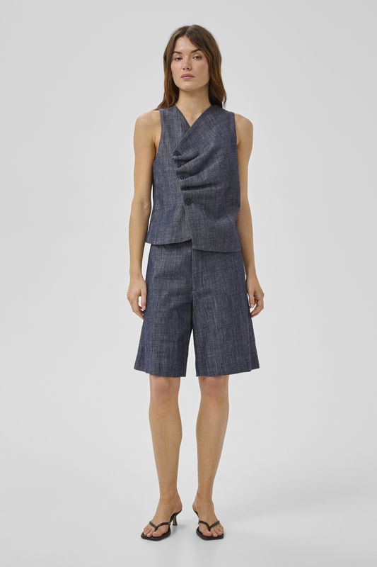 My Essential Wardrobe - Dazzie City Shorts Dark Blue