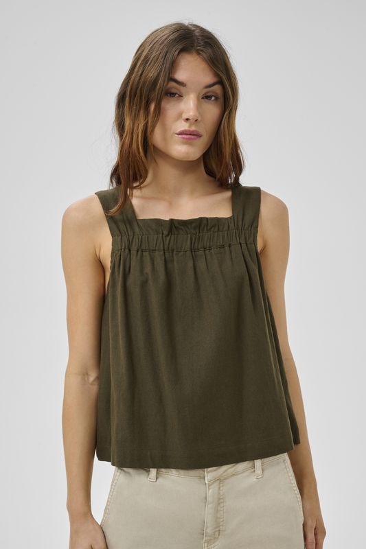 My Essential Wardrobe - Dias Florence Top Forest