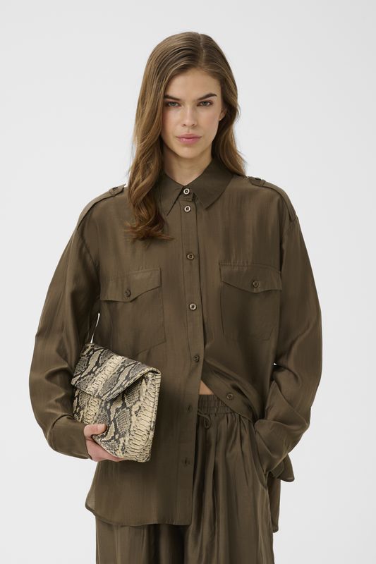 Gestuz - Siora LS shirt rain drum