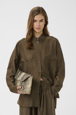 Gestuz - Siora LS shirt rain drum