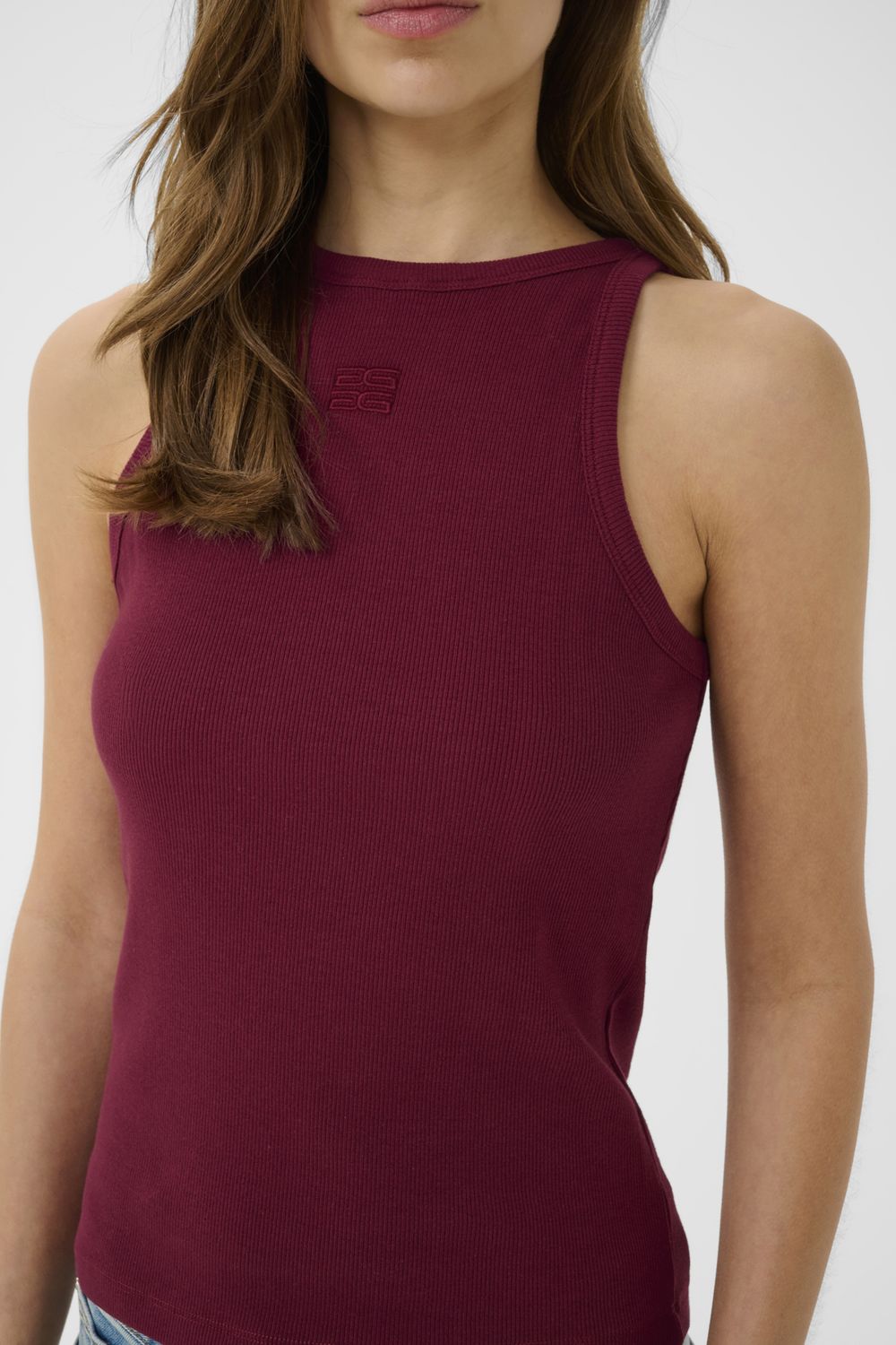 Gestuz - Drew logo tank 2.0 cabernet