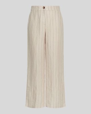 Moss Copenhagen (MSCH) - Claritte Pants Bleach Sand/Blk