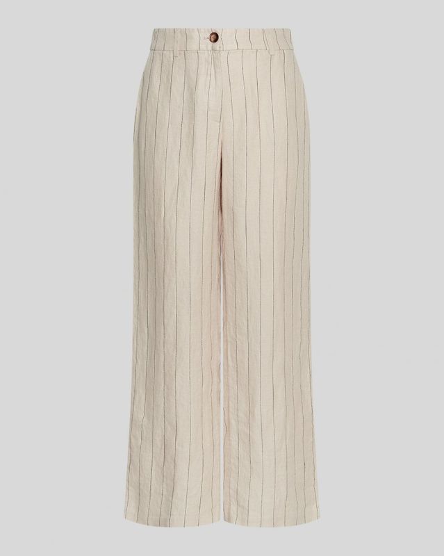 Moss Copenhagen (MSCH) - Claritte Pants Bleach Sand/Blk