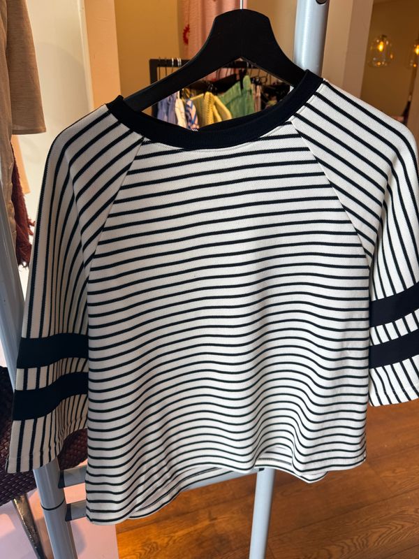 Co'Couture - Norma Stripe 87 tee black