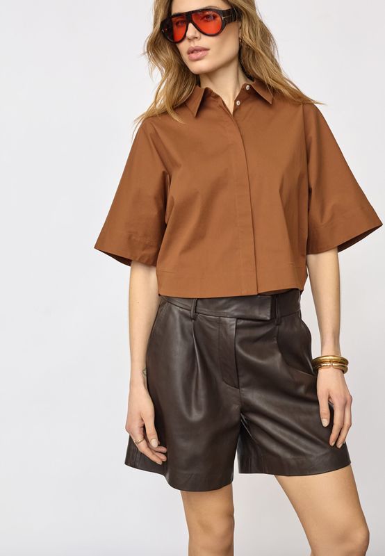 Co'Couture - Elara SS Shirt Suntan