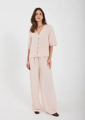 Norr - Lineo pants Light Rose