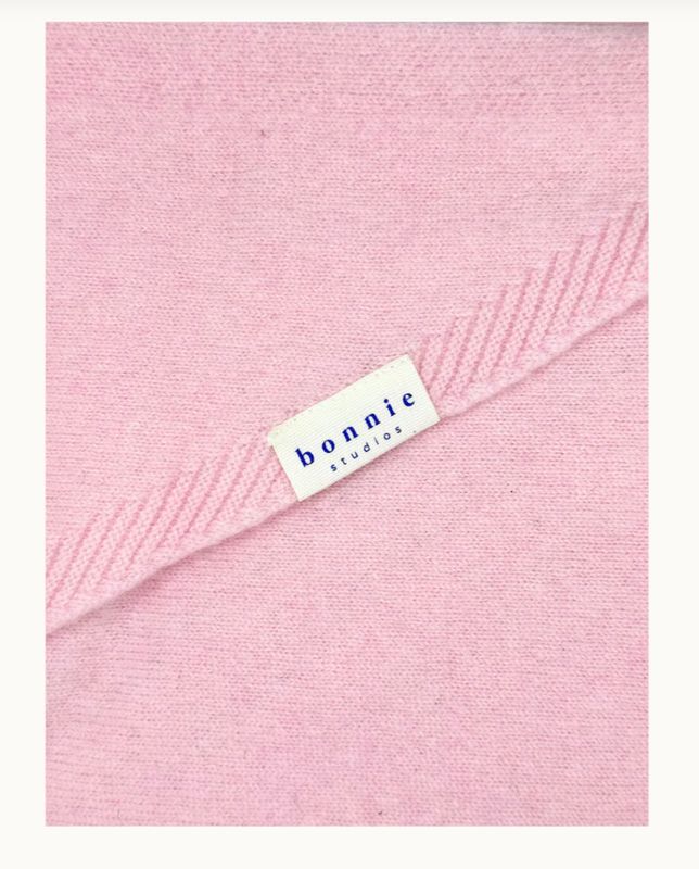 Bonnie Studios - Wool Scarf Pink BS851