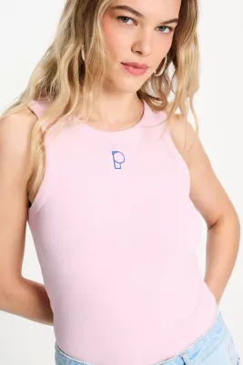 POM Amsterdam - Tanktop Rib Shell Pink