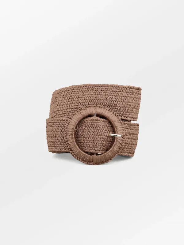 Becksöndergaard - Wide Zia Belt Cappuccino Brown