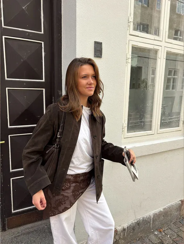 Becksöndergaard - Croflora Triangle Scarf Hot Fudge Brown