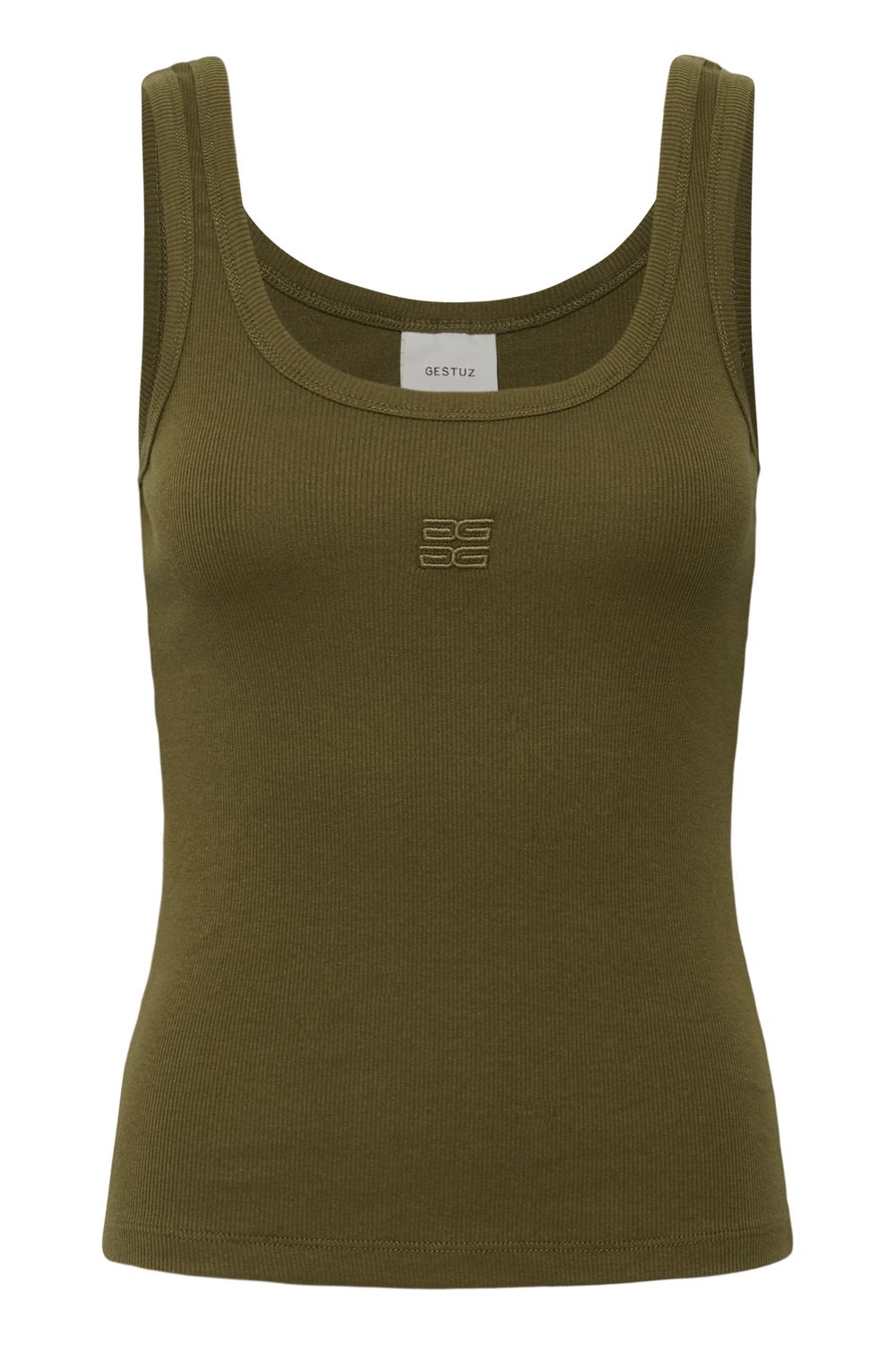 Gestuz - Drew logo top Military Olive