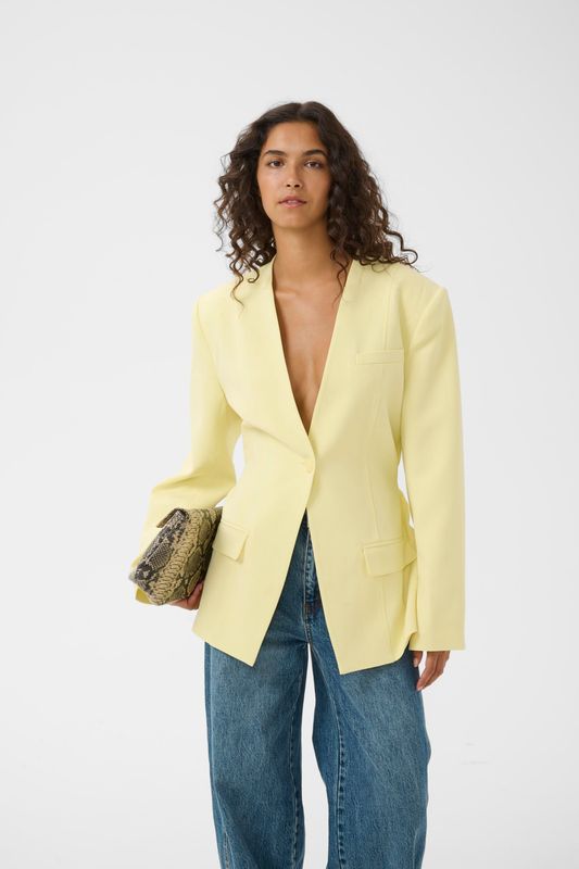Gestuz - Cia blazer wax yellow