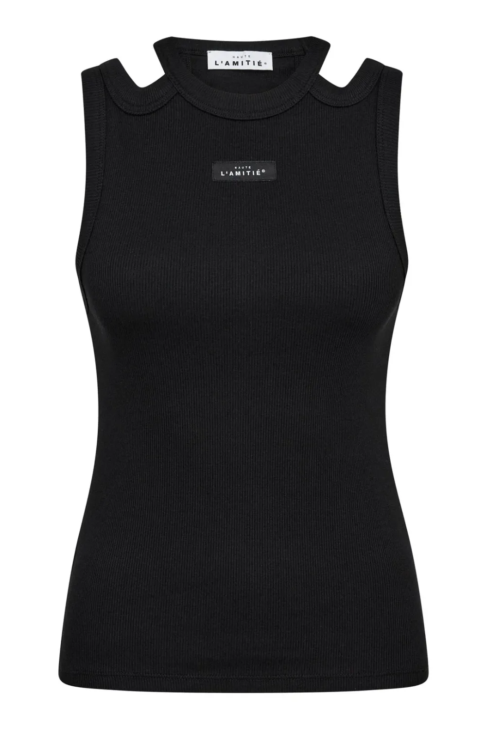 Haute l'Amitié  - Sema open shoulder tank top black