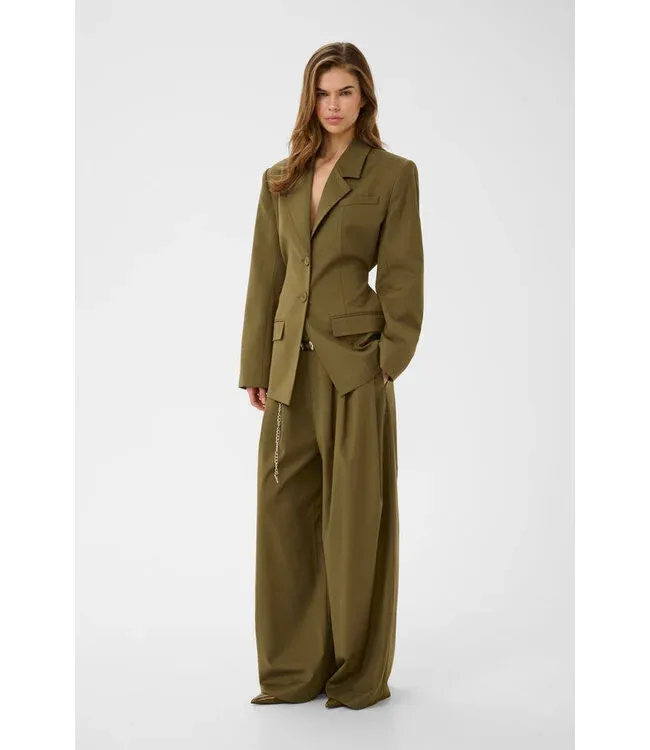 Gestuz - Olivia HW Pants Military Olive