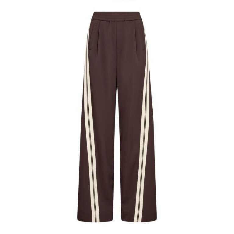 Co'Couture - Alini Double Panel Pant Dark Brown