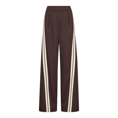 Co'Couture - Alini Double Panel Pant Dark Brown