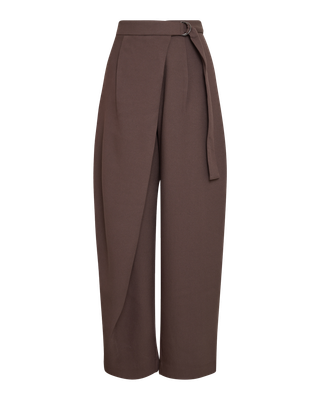 Moss Copenhagen (MSCH) - Zein Esteriane HW Pants Hot Fudge