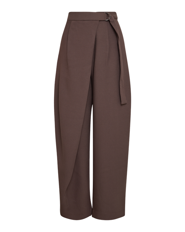 Moss Copenhagen (MSCH) - Zein Esteriane HW Pants Hot Fudge