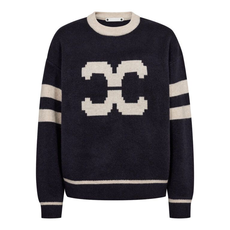 Co'Couture - Row Coco Logo knit navy