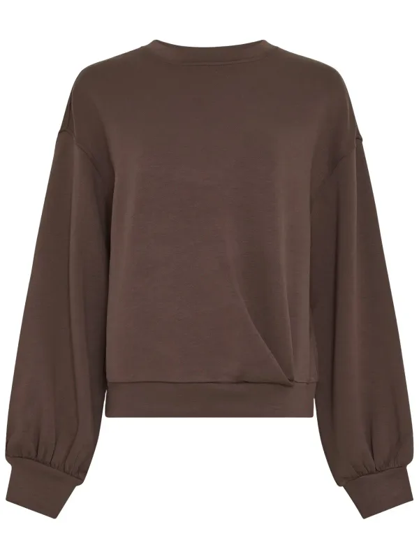 Moss Copenhagen(MSCH)-Brooke Ima Sweatshirt Hot Fudge