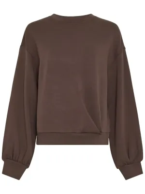 Moss Copenhagen(MSCH)-Brooke Ima Sweatshirt Hot Fudge