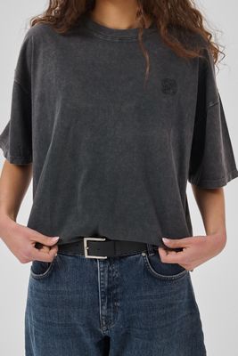 My Essential Wardrobe - Esa Boxy Short Tee Black wash