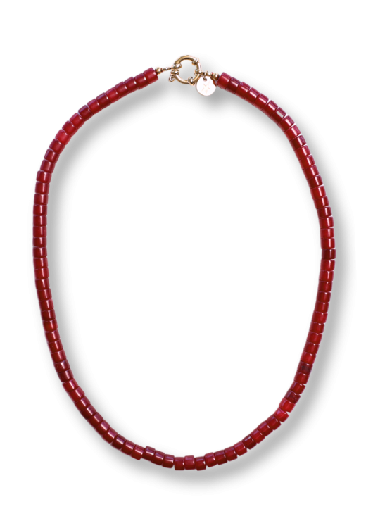 Bonnie Studios - BS1035 Moos Burgundy Necklace