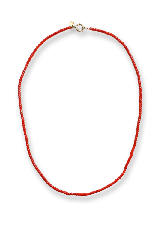 Bonnie Studios - BS1041 Tommy Coral Orange Necklace