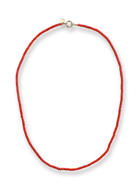 Bonnie Studios - BS1041 Tommy Coral Orange Necklace