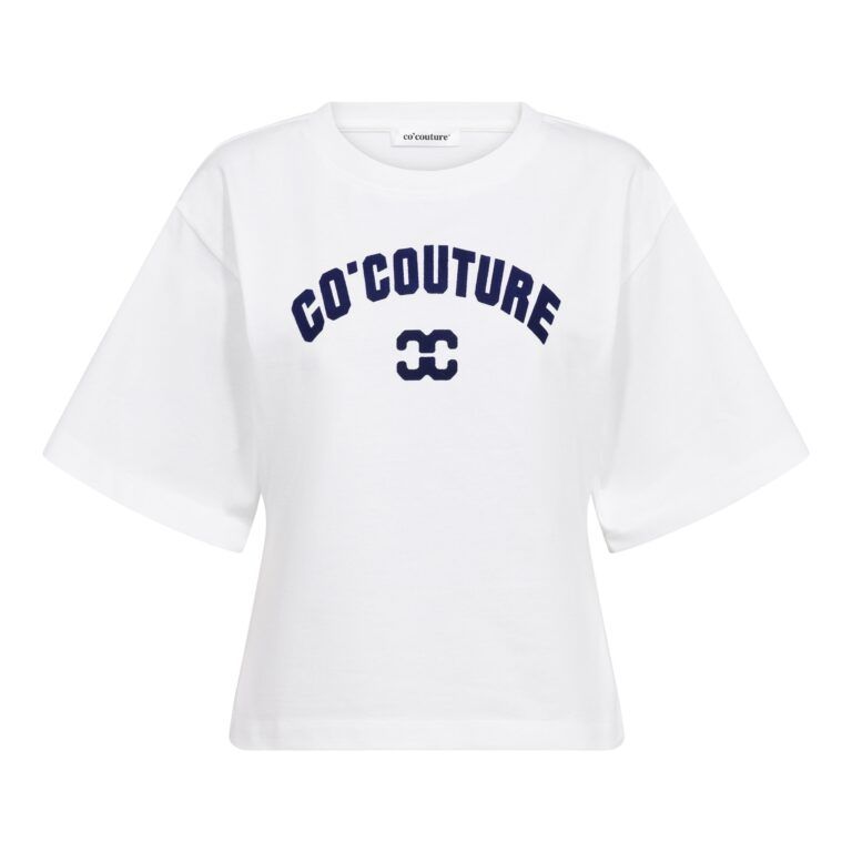 Co'Couture - Zenga Tee O-neck White/blue