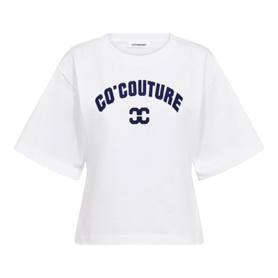 Co'Couture - Zenga Tee O-neck White/blue