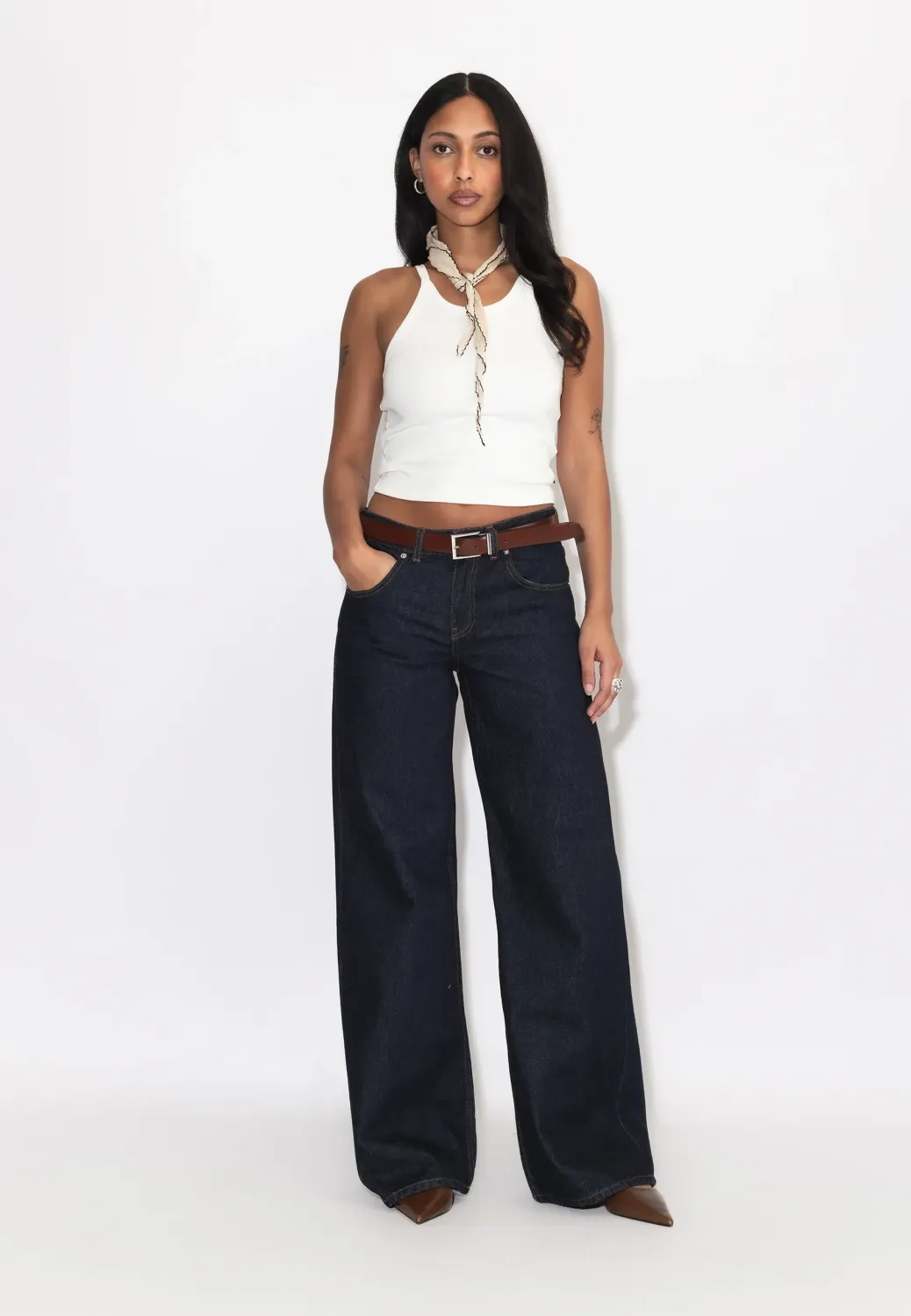 Dr Denim - Rhue Low Wide Stream Rinse