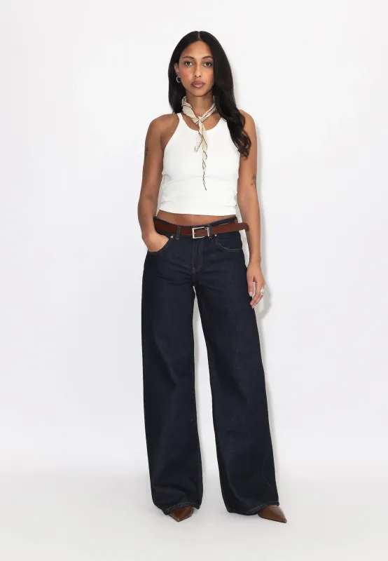 Dr Denim - Rhue Low Wide Stream Rinse